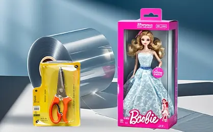 Blister packaging for tools and toys